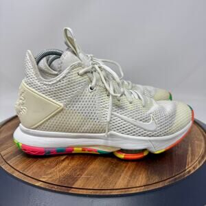 Nike LeBron James Witness 4 Sneakers Shoes CD0188-102 White/Camo